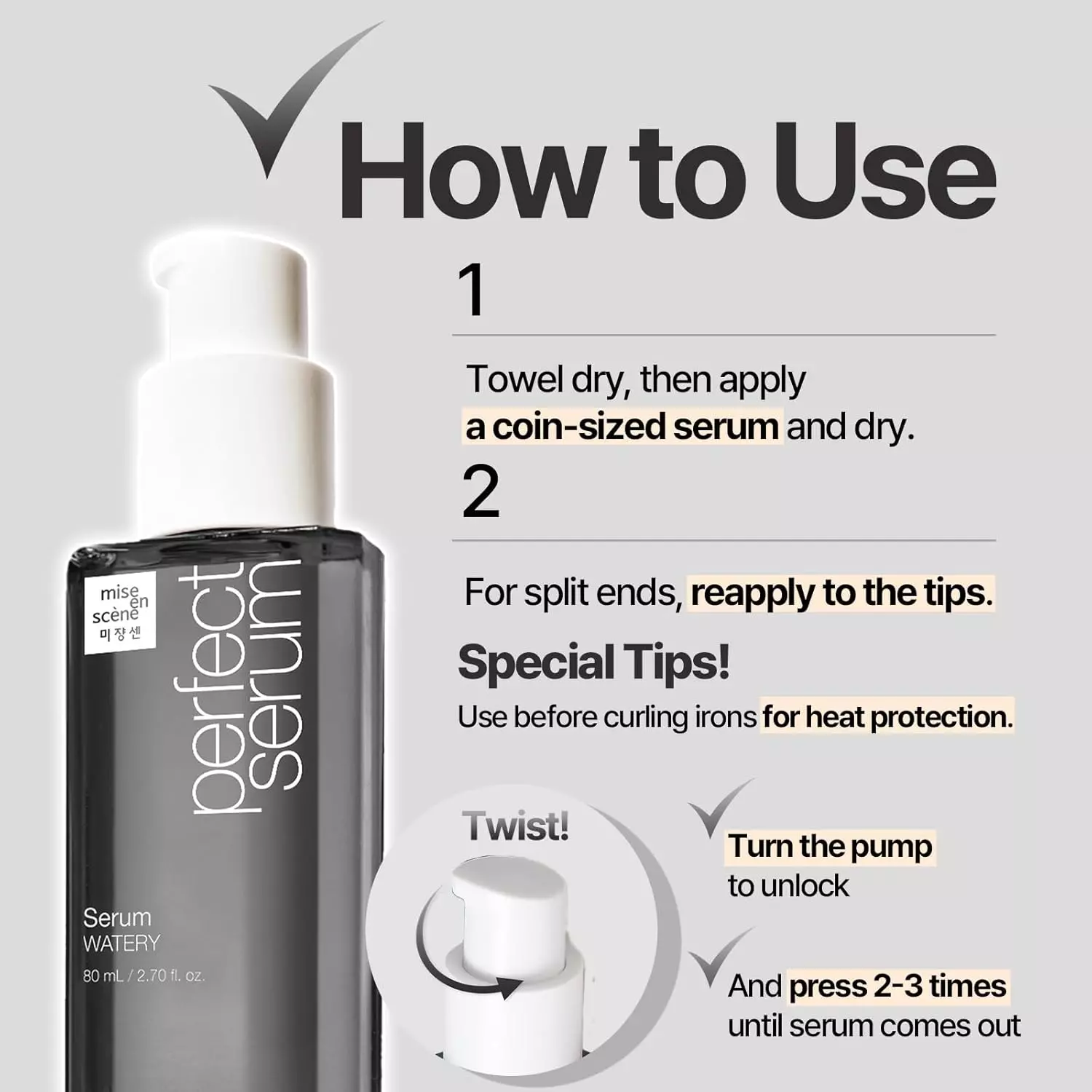 Mise En Scene Perfect Serum Watery (80ml)