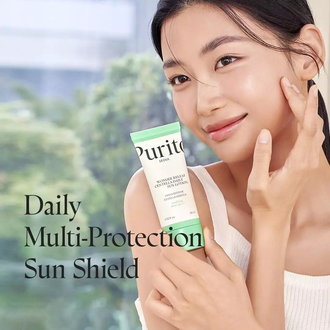 Purito Wonder Releaf Centella Daily Sun Lotion SPF 50+ PA++++ (60ml)