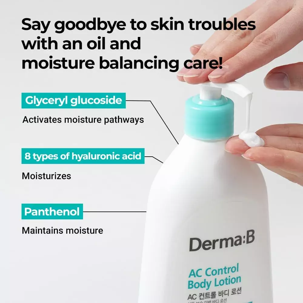 Derma:B AC Control Body Lotion