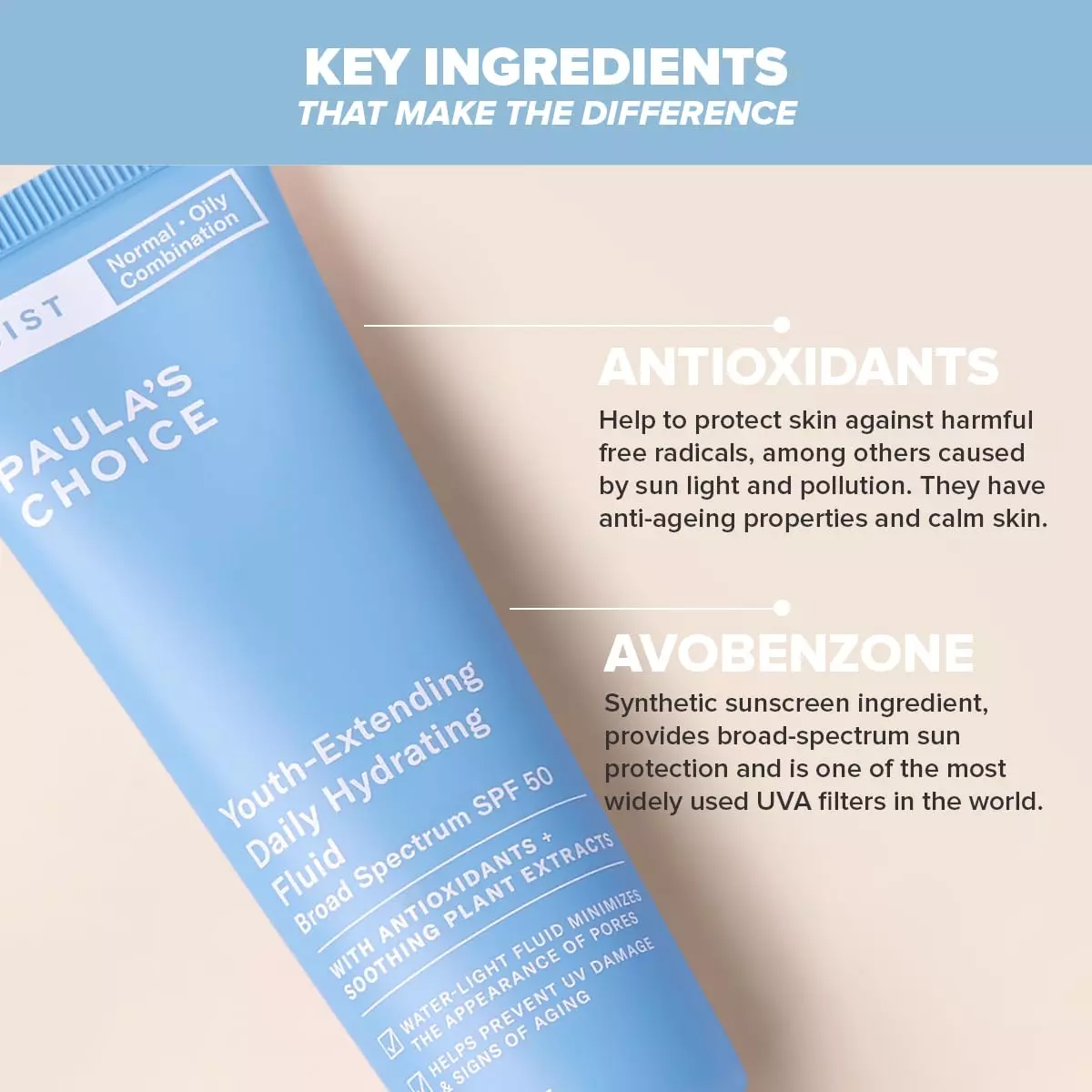 Paulas Choice Resist Youth-Extending Daily Hydrating Fluid SPF 50