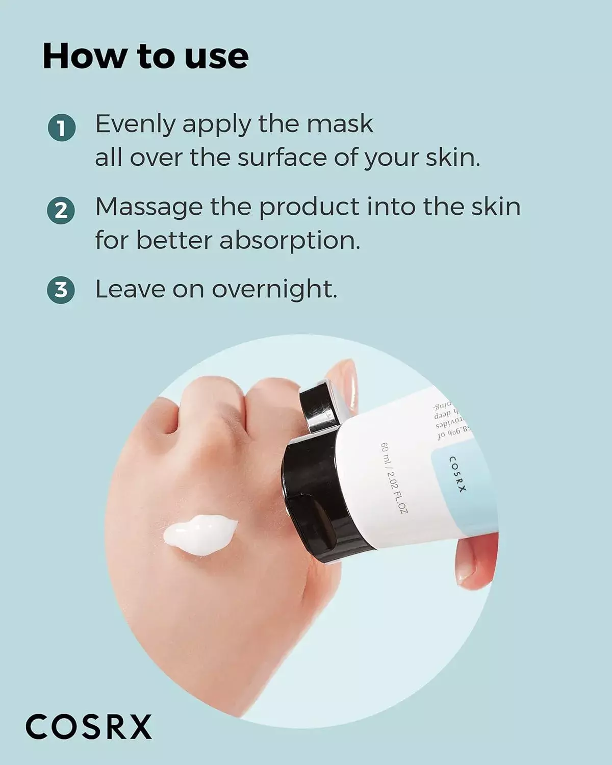 Cosrx Ultimate Nourishing Rice Overnight Spa Mask (60ml)