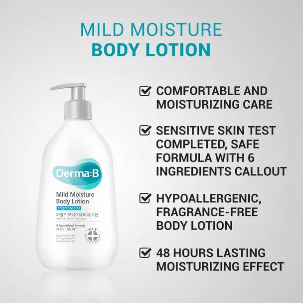 Derma:B Mild Moisture Body Lotion