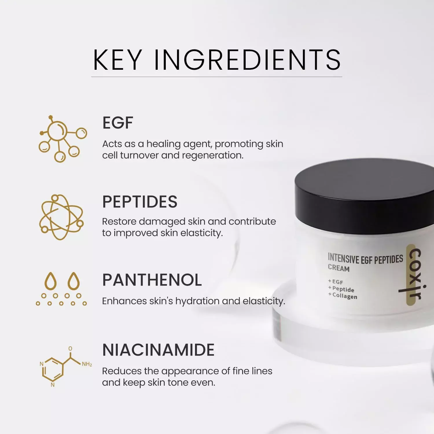 Coxir Intensive EGF Peptide Cream 50ml