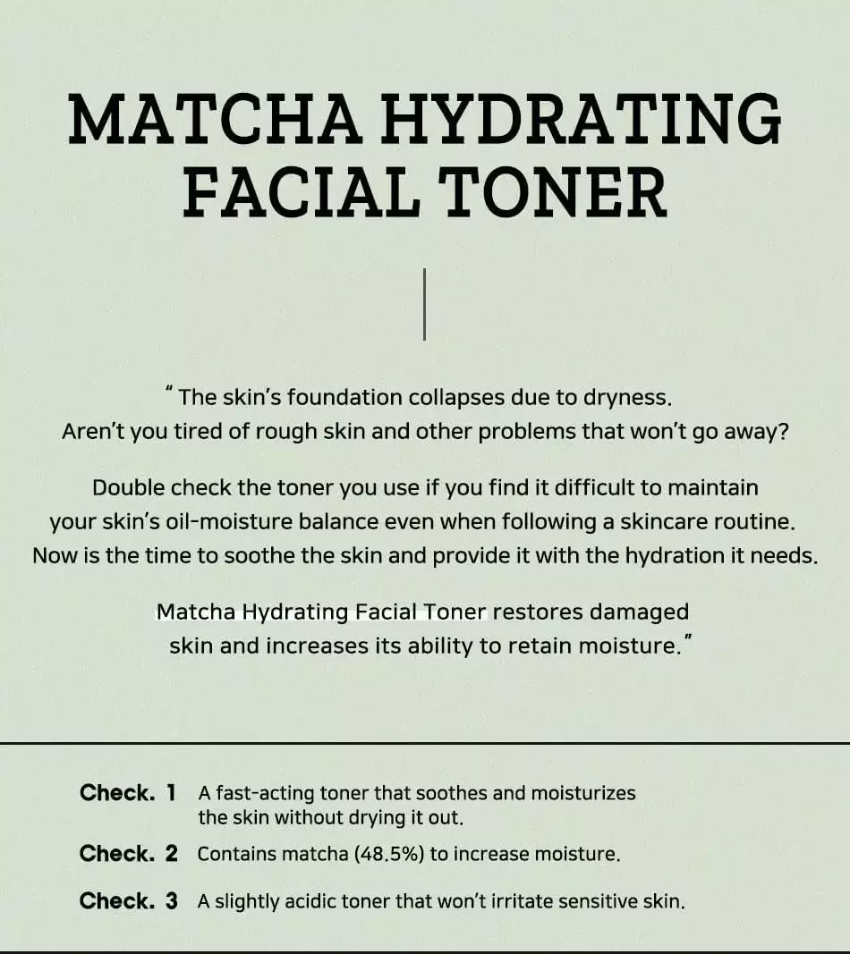 B_lab Matcha Hydrating Facial Toner (200ml)