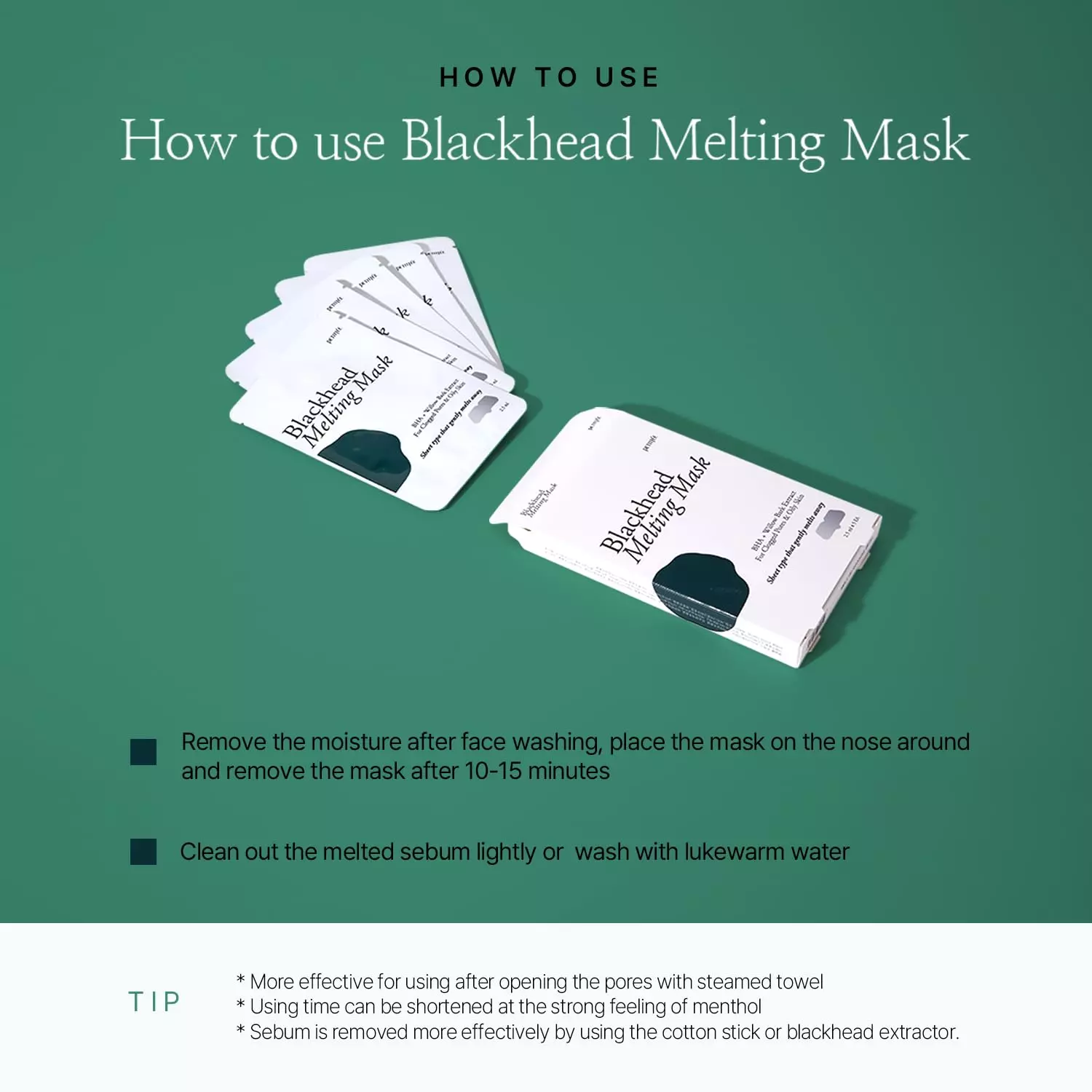 Petitfee Blackhead Melting Mask (2.5ml)