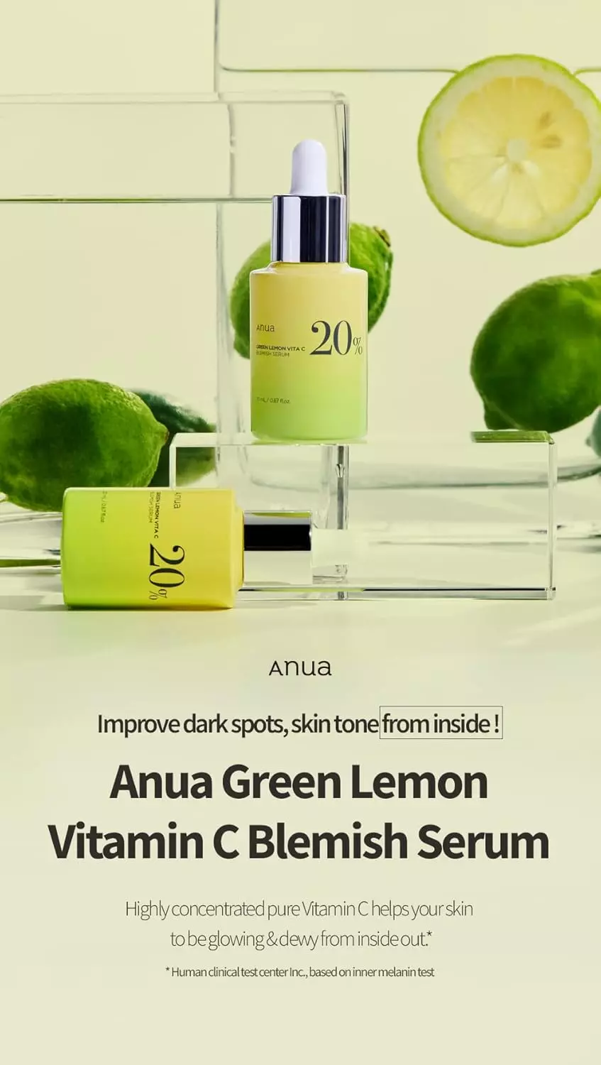 Anua Green Lemon Vitamin C Blemish Serum (20ml)