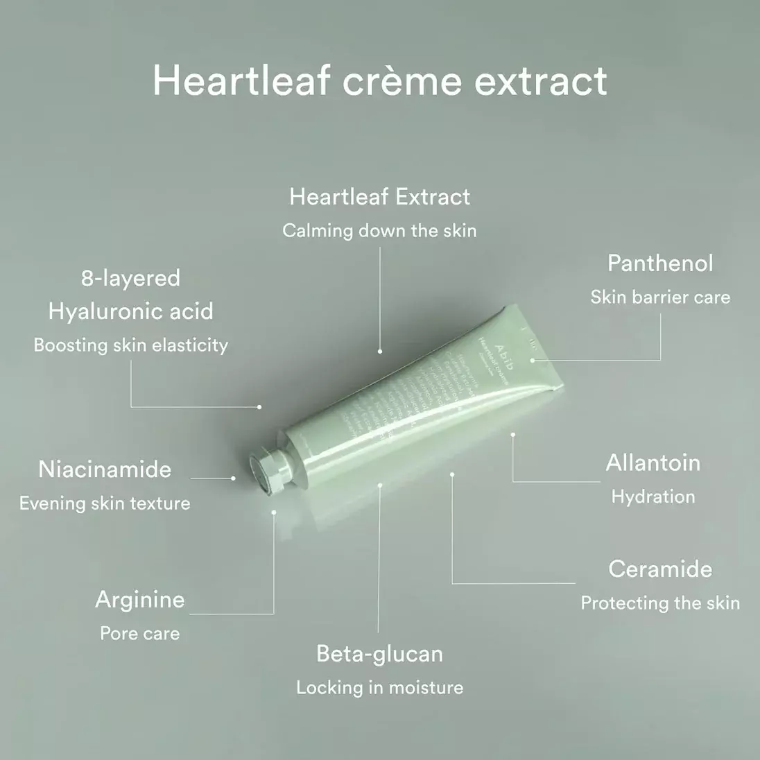 Abib Heartleaf Creme Calming Tube