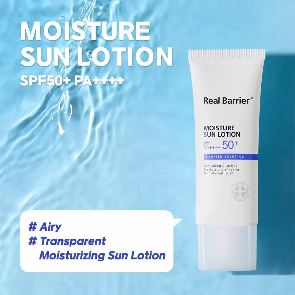 Real barrier moisture lotion SPF 50+ PA++++ (40ml)