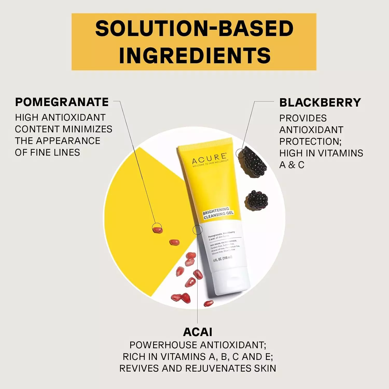 Acure Brightening Cleansing Gel
