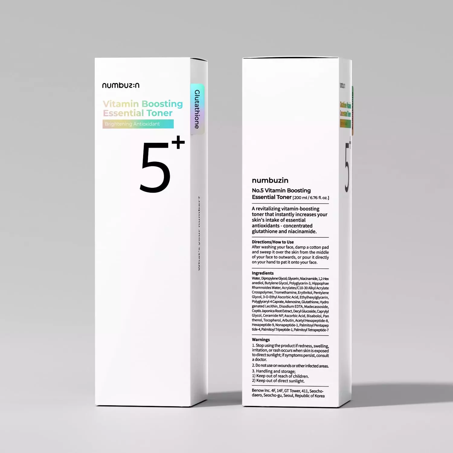 Numbuzin No. 5 Vitamin Boosting Essential Toner (200ml)
