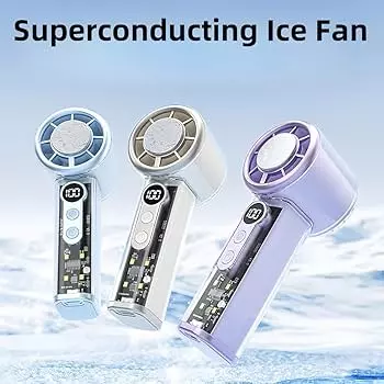 Blink Mech High speed folding handheld fan(Model;K811)- PURPLE