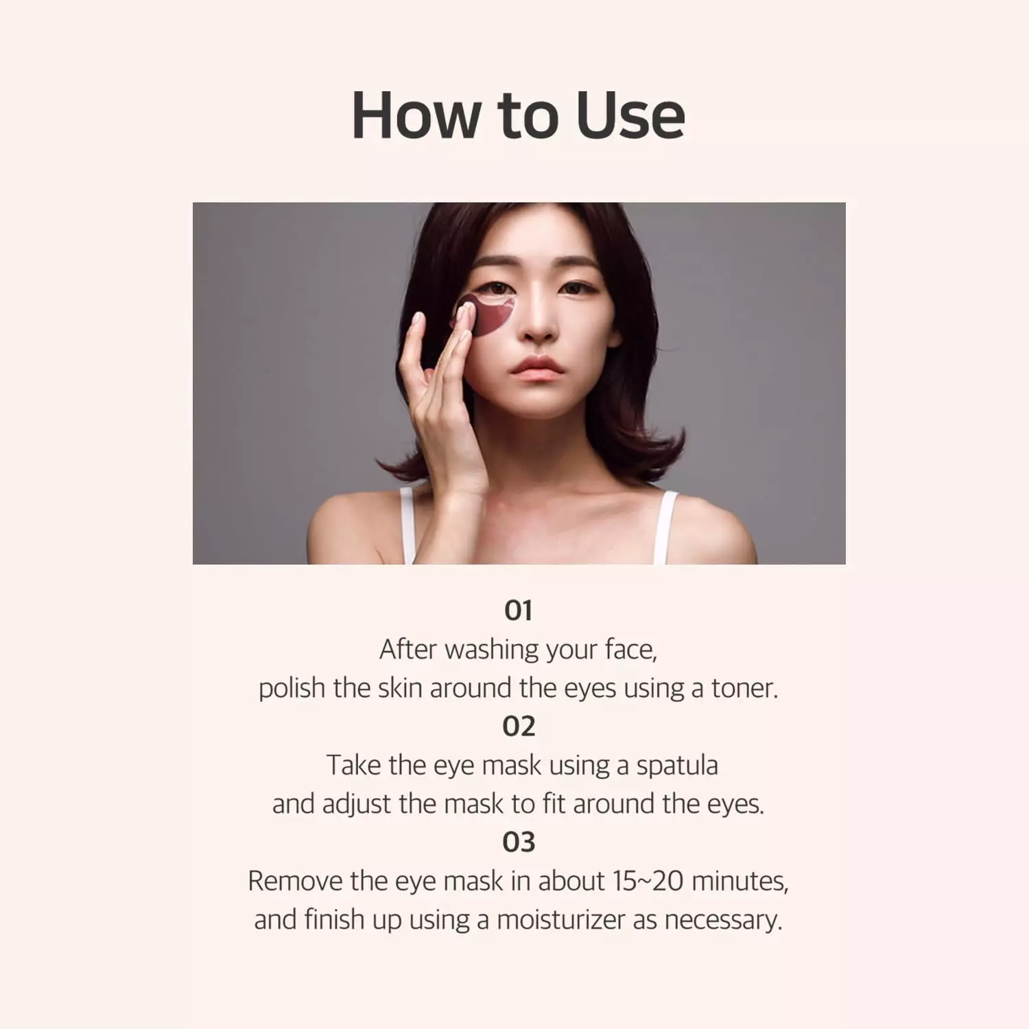 Petitfee Cacao Energizing Hydrogel Eye Mask (84g)