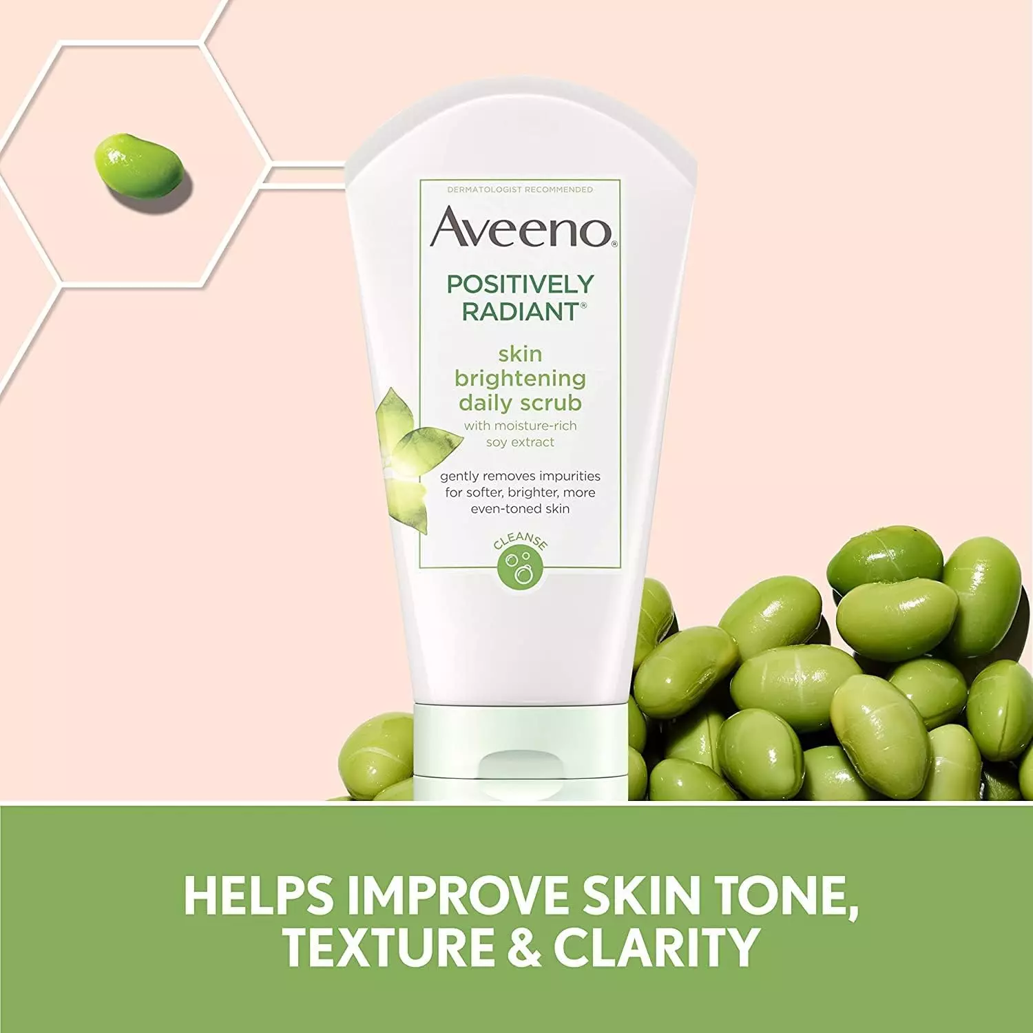 Aveeno Positively Radiant Skin Brightening Daily Face Scrub (198g)