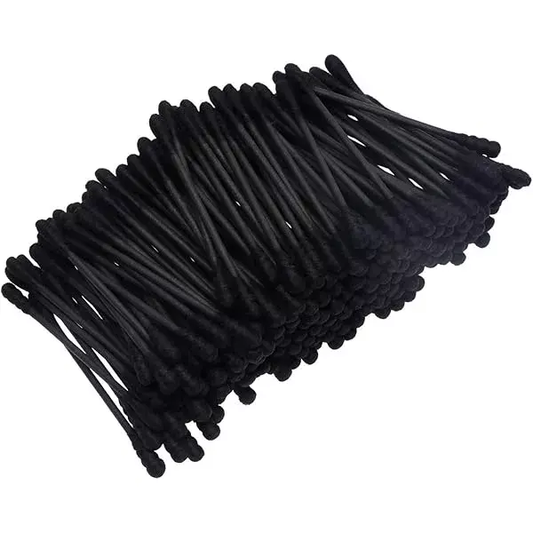 B&B Black Hardwood Charcoal Cotton Swabs (2.11g)