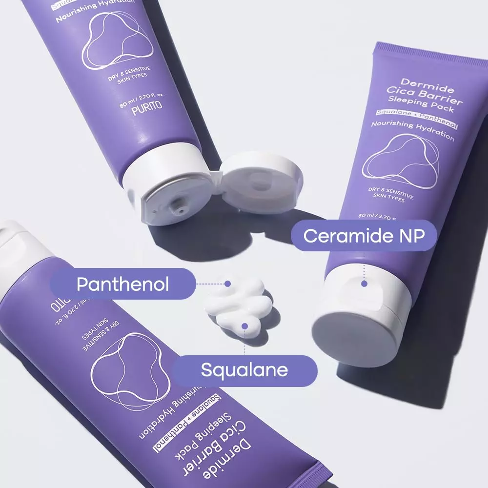 Purito Dermide Cica Barrier Sleeping Pack (80ml)
