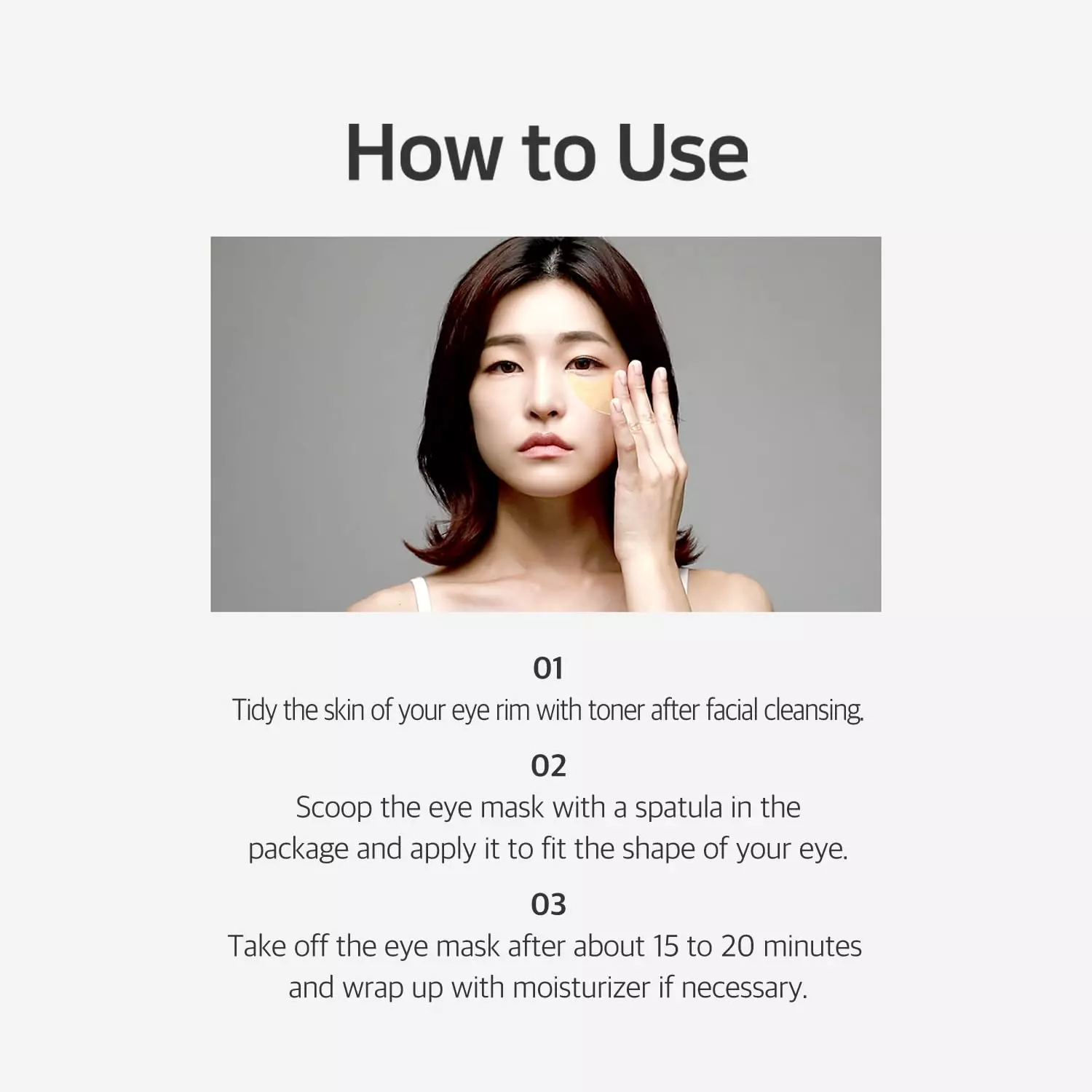 Petitfee Chamomile Lightening Hydrogel Eye Mask (84g)