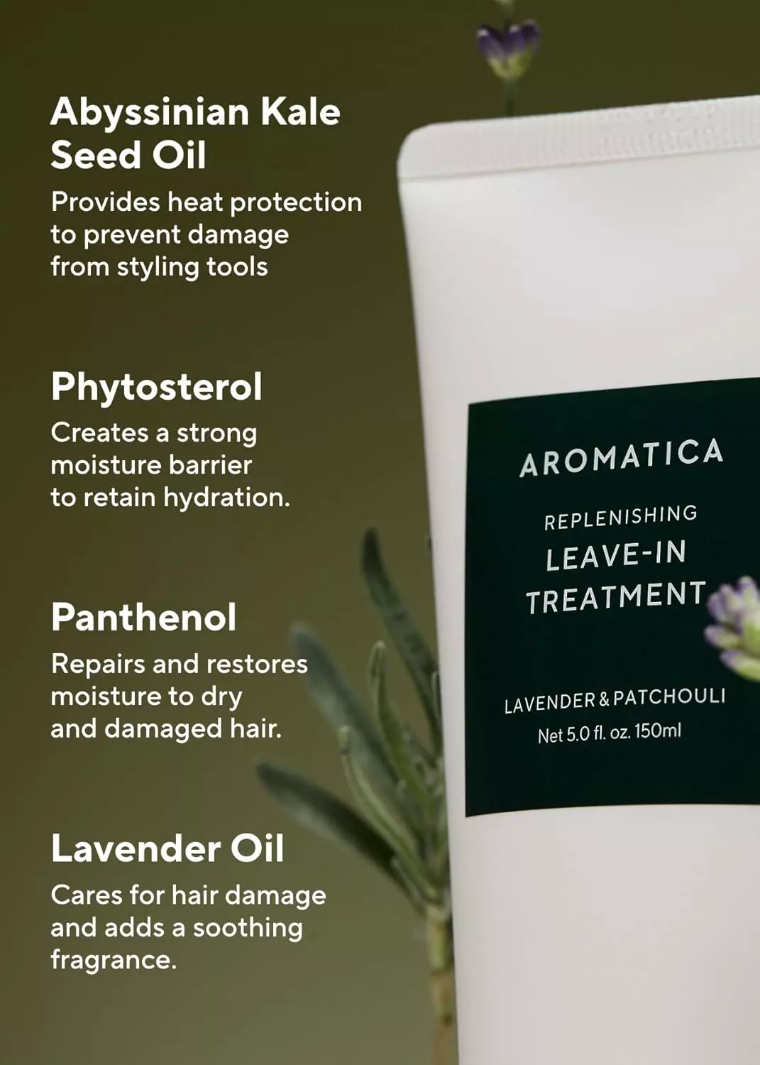 Aromatica Replenishing Leave-In Treatment Lavender & Patchouli (150ml)