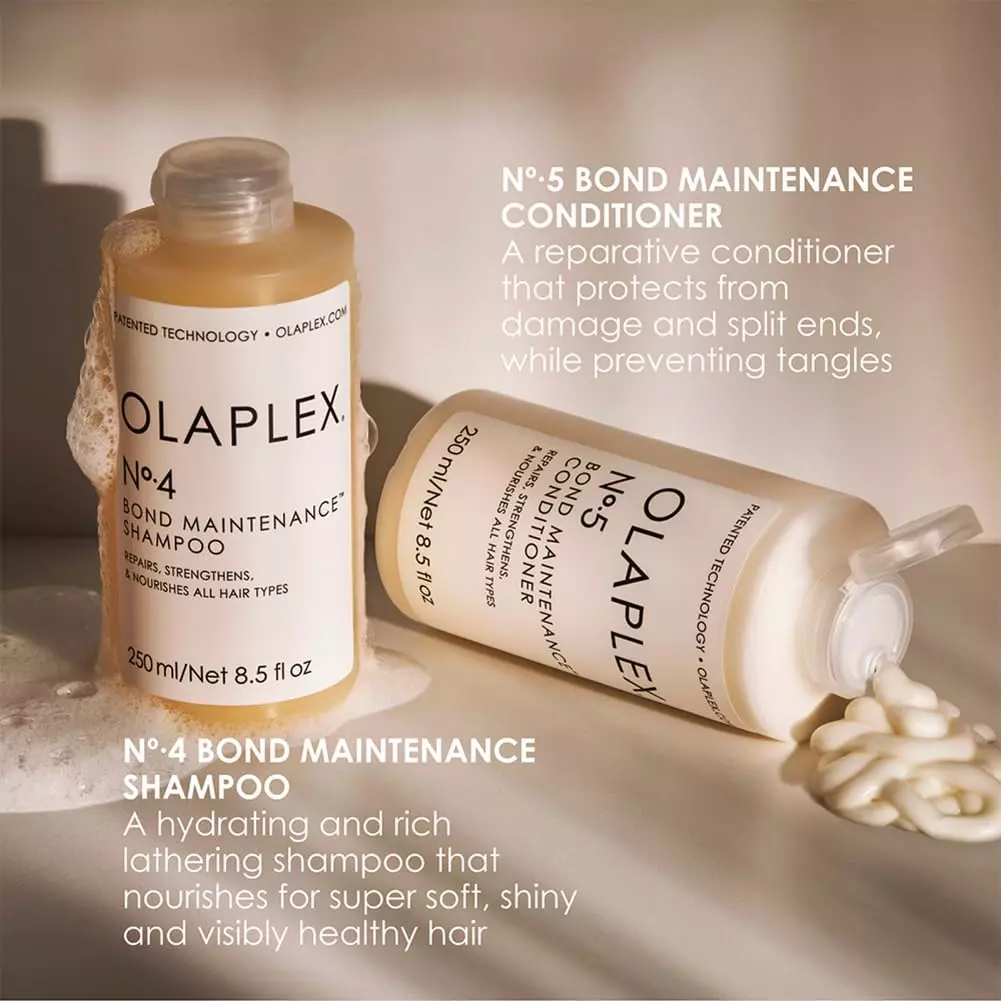 Olaplex Daily Cleanse & Condition Duo (No.4 Hair Maintenance Shampoo, No.5 Hair Maintenance Conditioner)