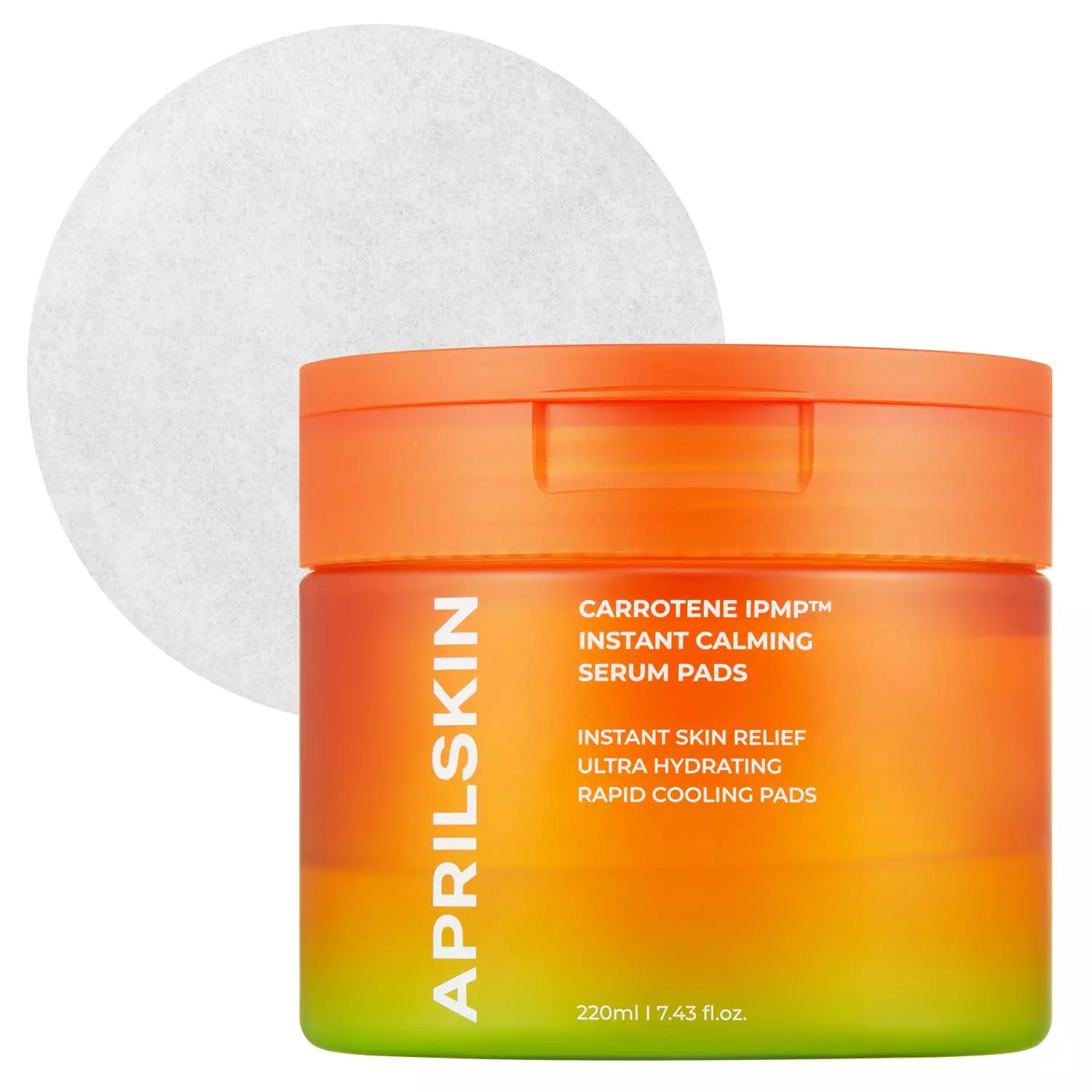 April Skin Carrotene IPMP Instant Calming Serum Pads 220ML
