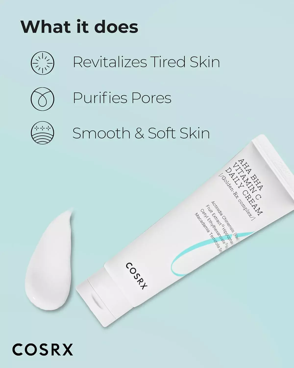 Cosrx Refresh AHA/BHA Vitamin C Daily Cream (50ml)