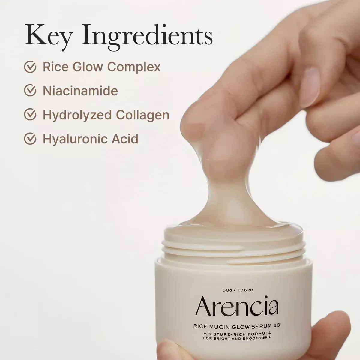 Arencia Rice Mucin Glow Serum 30 - 50gm