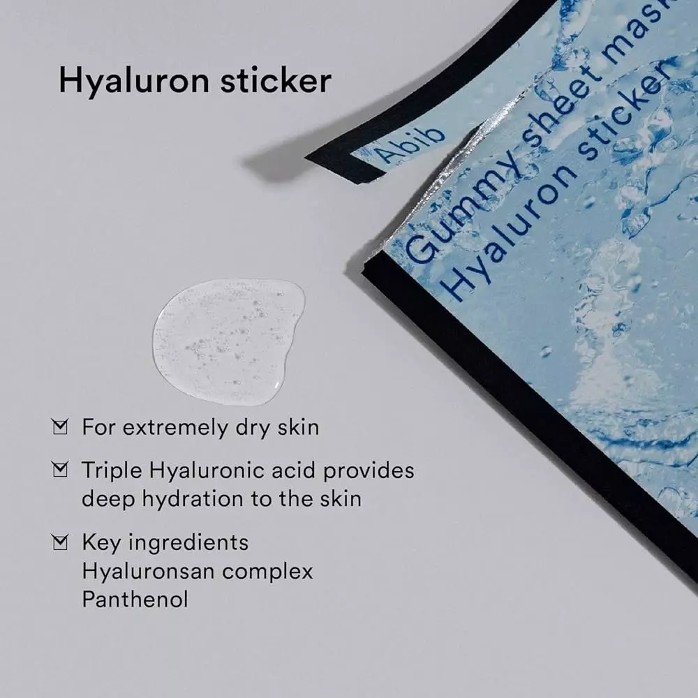 Abib Gummy Sheet Mask Hyaluron Sticker