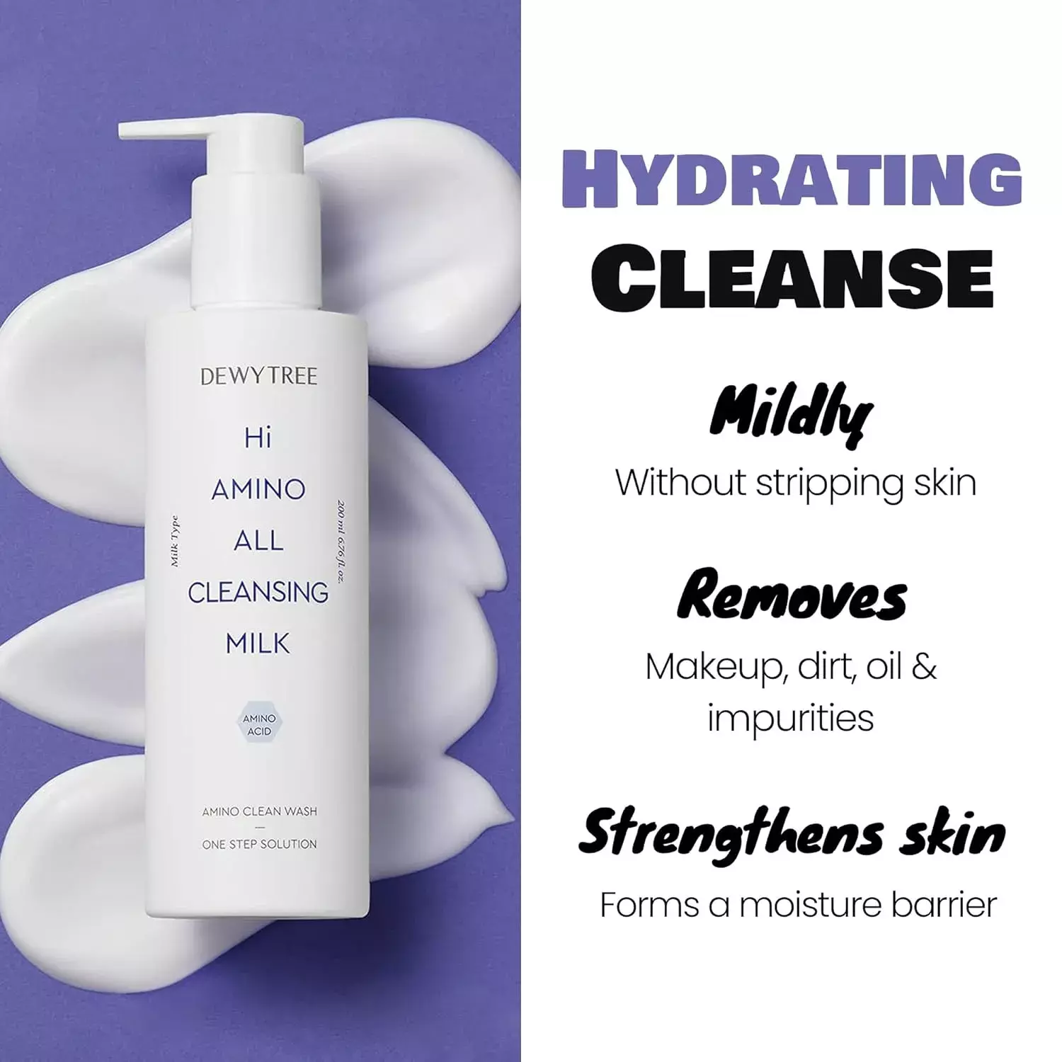 Dewytree Hi Amino All Cleansing Milk (200ml)
