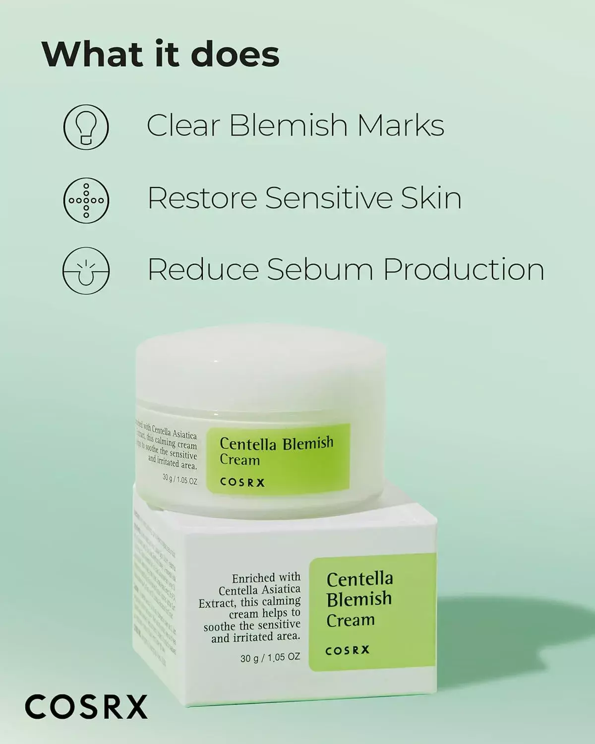 Cosrx Centella Blemish Cream (30g)