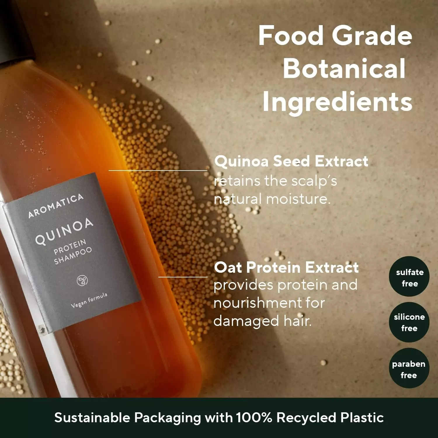Aromatica Quinoa Protein Shampoo (400ml)