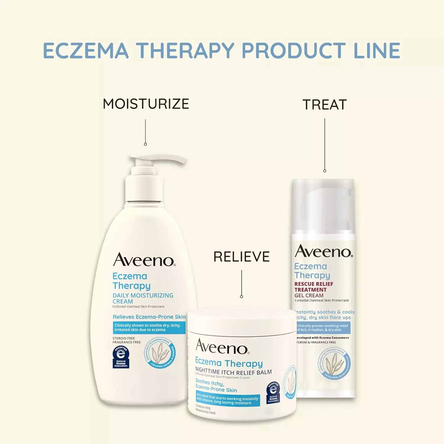 Aveeno Eczema Therapy Nighttime Itch Relief Balm (312g)