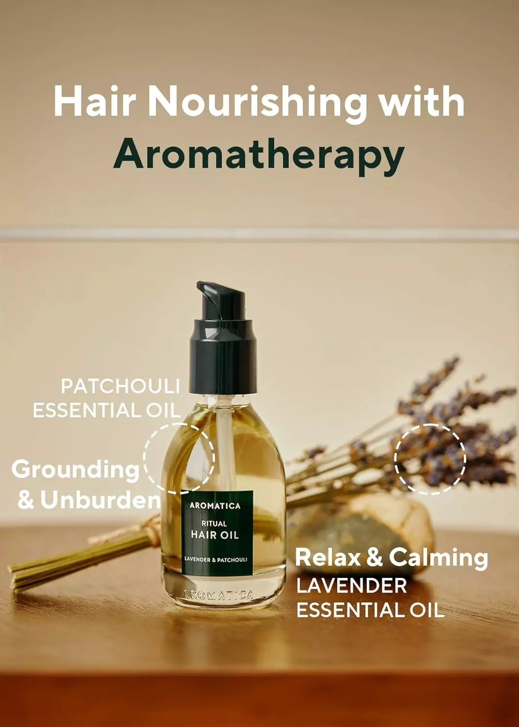 Aromatica Ritual Hair Oil Lavender & Patchouli (50ml)