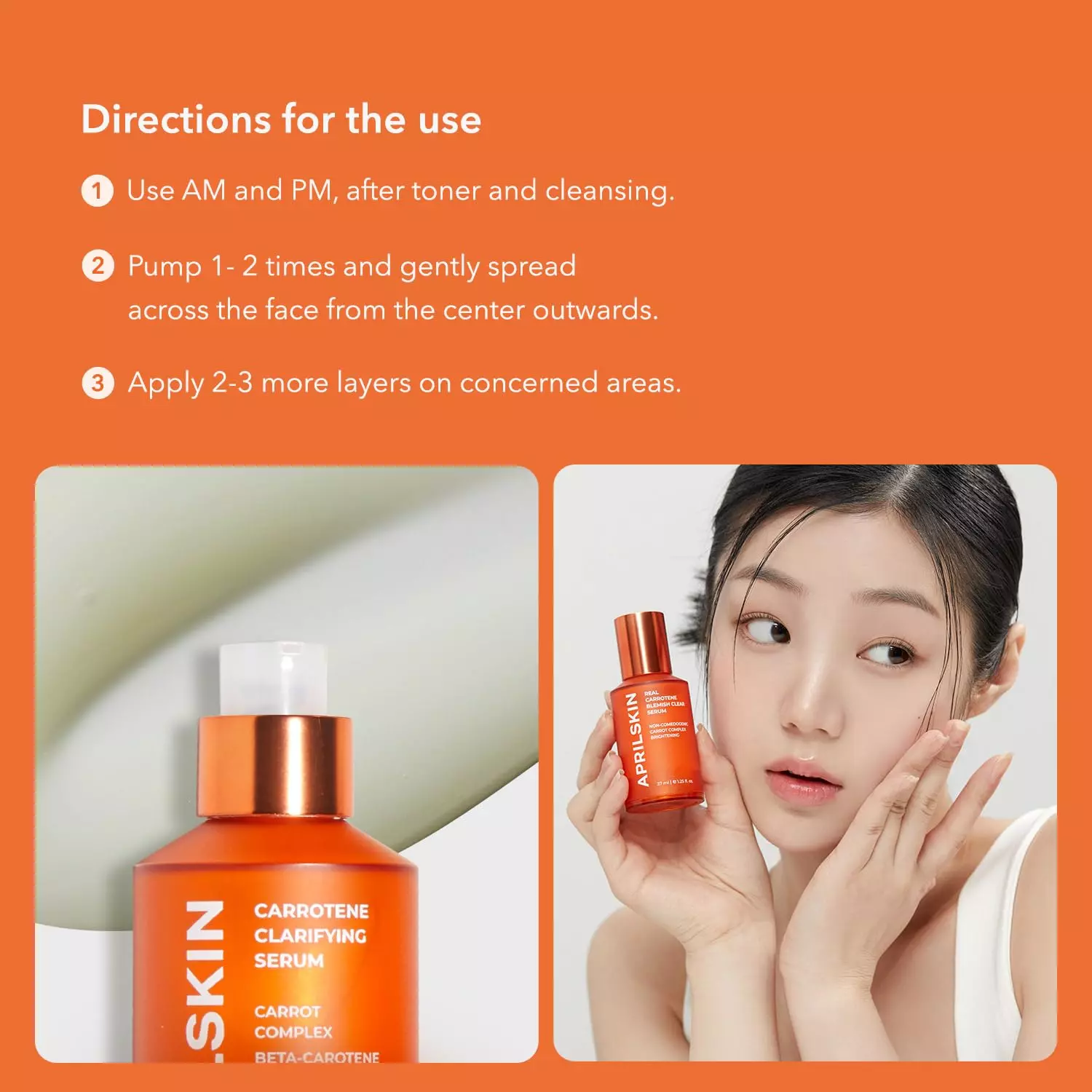 April Skin Carrotene Clarifying Serum 37ML