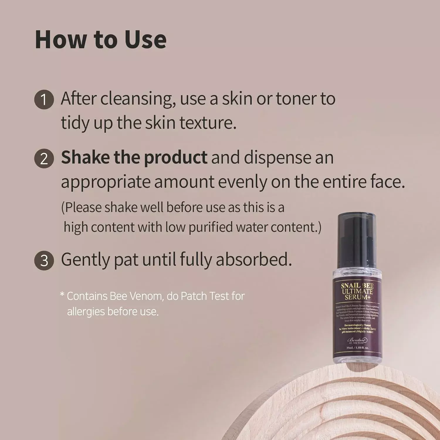 Benton Snail Bee Ultimate Serum+ (35ml)