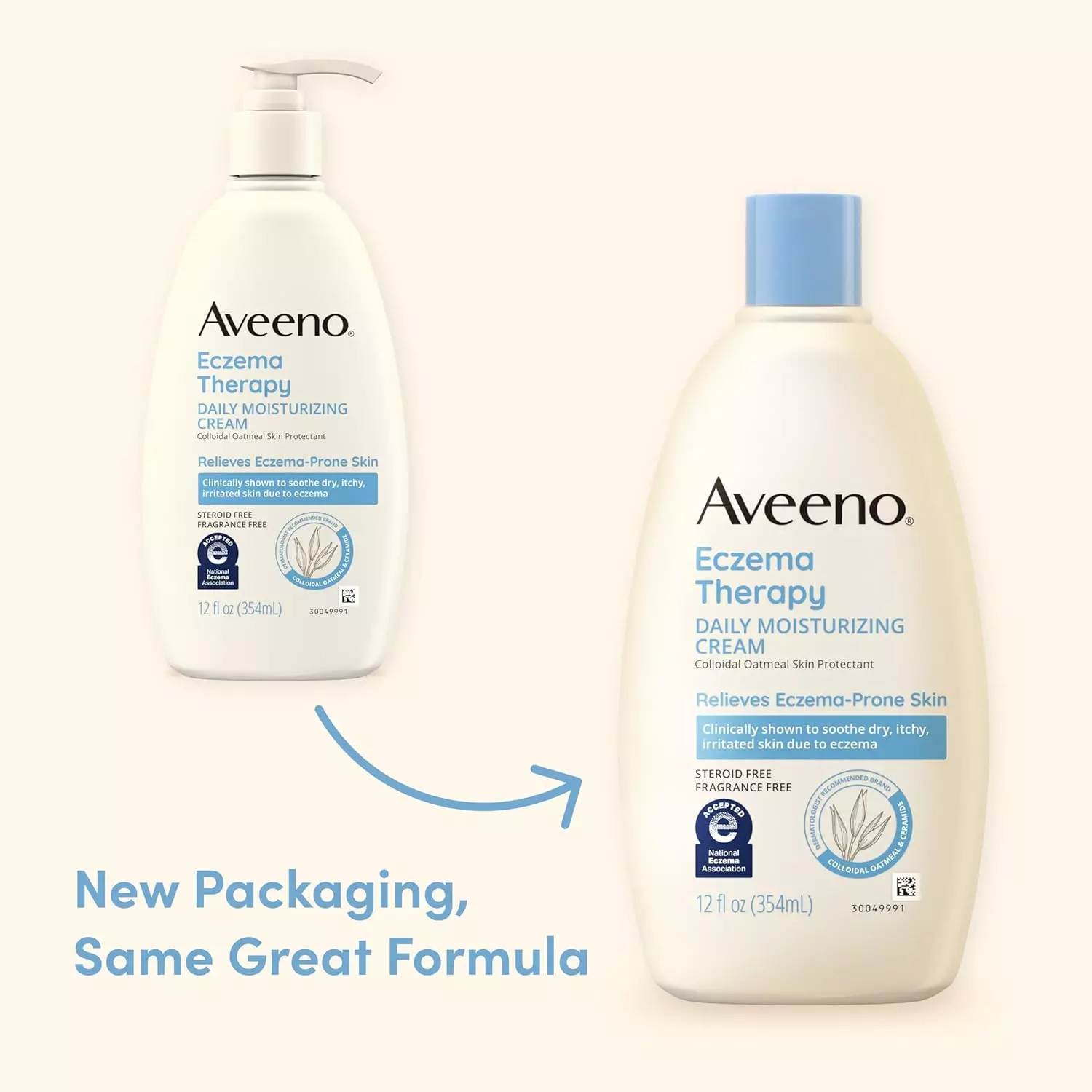Aveeno Eczema Therapy Daily Moisturizing Cream (354ml)