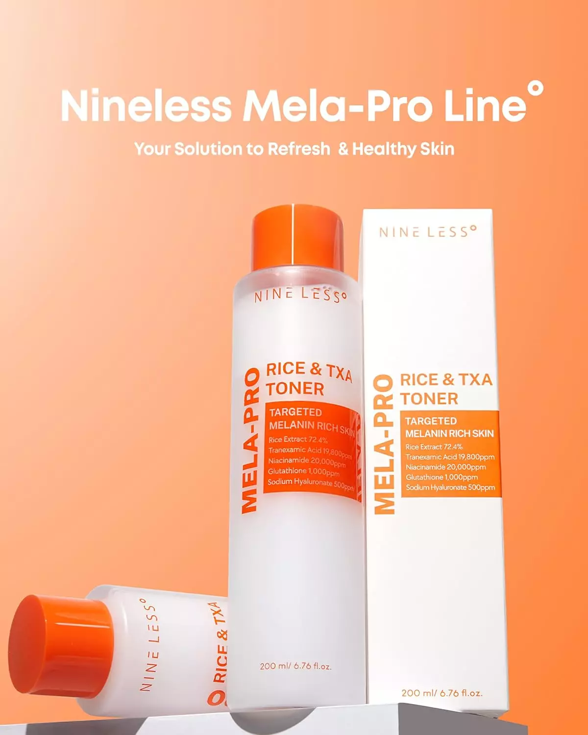 Nineless Mela-Pro Rice & TXA Toner (200ml)