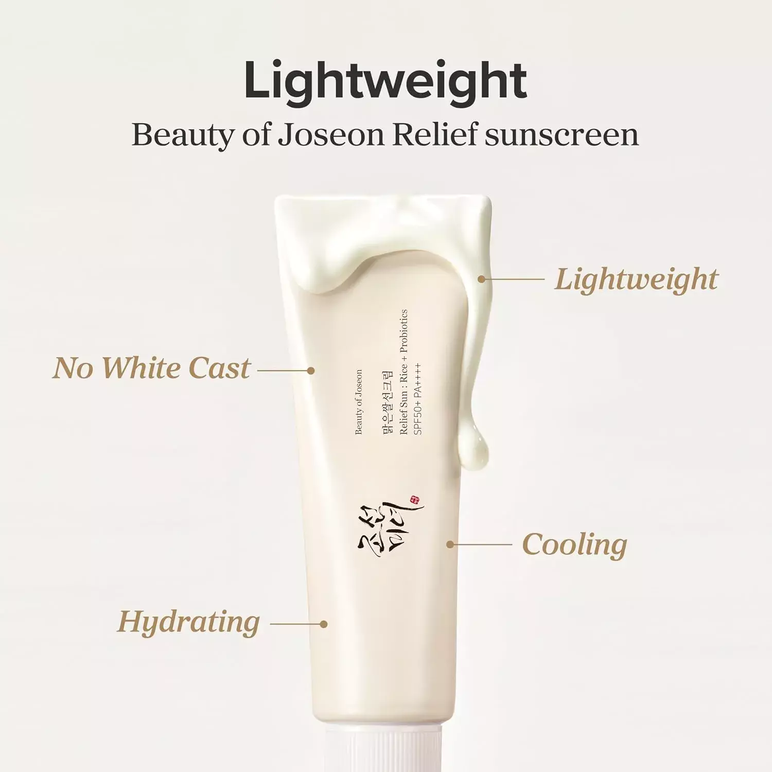 Beauty of Joseon Relief Sun: Rice + Probiotics (SPF50+ PA++++) (50ml)