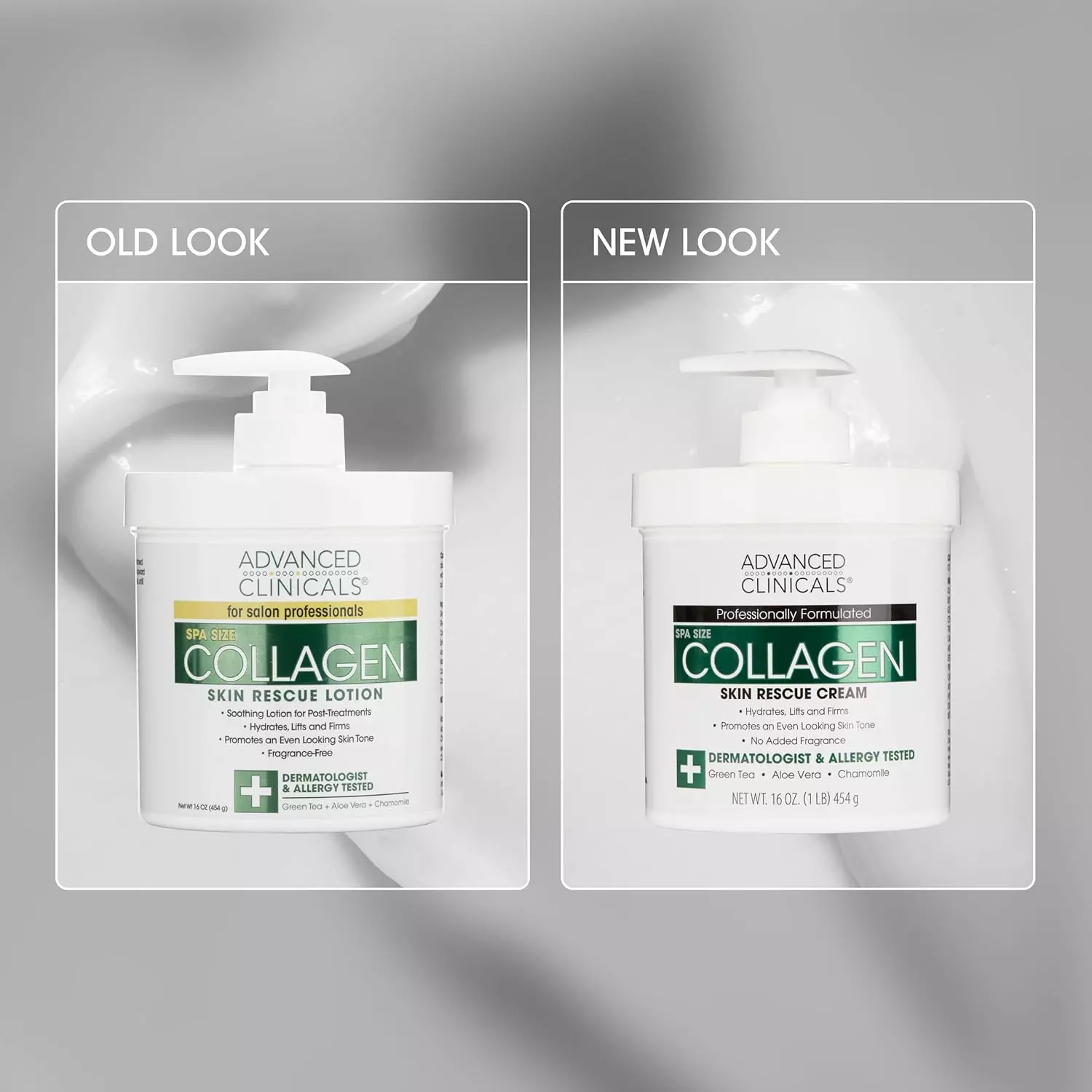Advanced Clinicals Collagen Skin Rescue Lotion