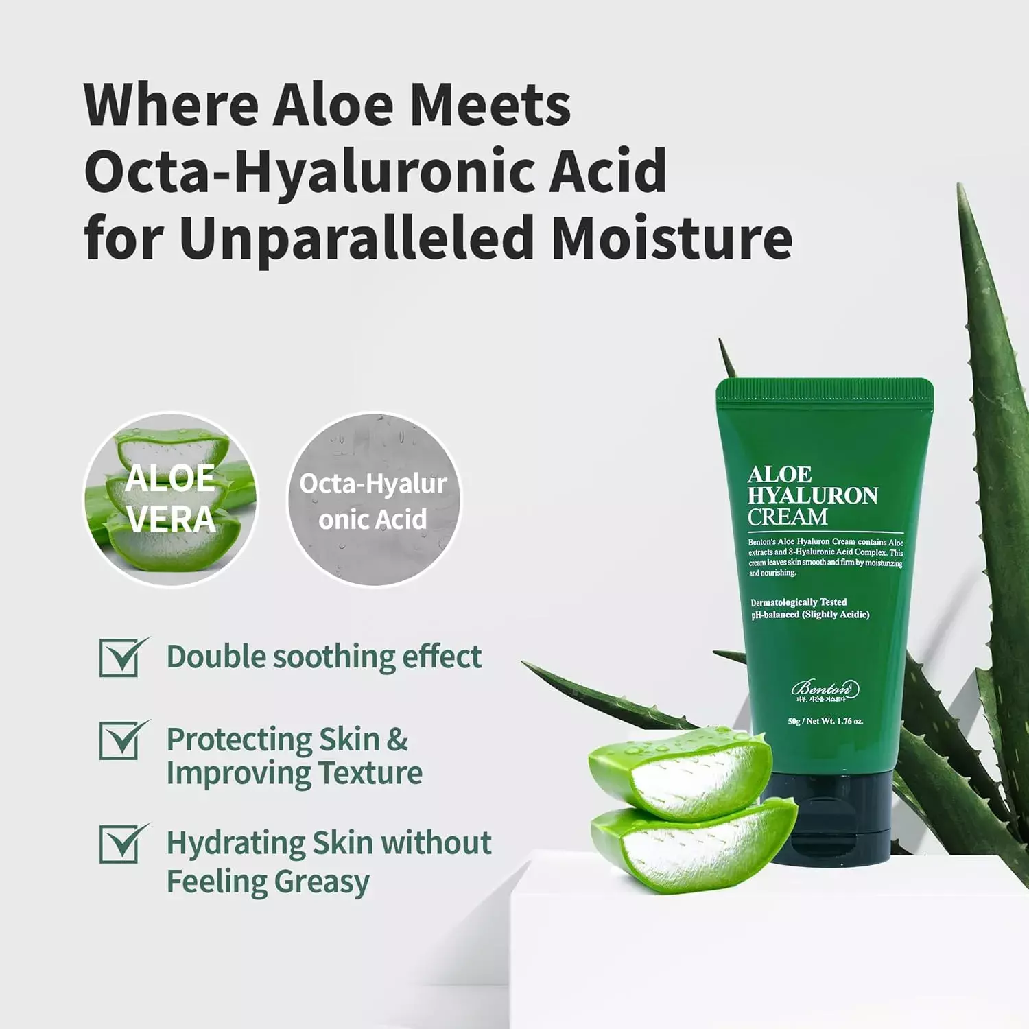 Benton Aloe Hyaluron Cream (50g)