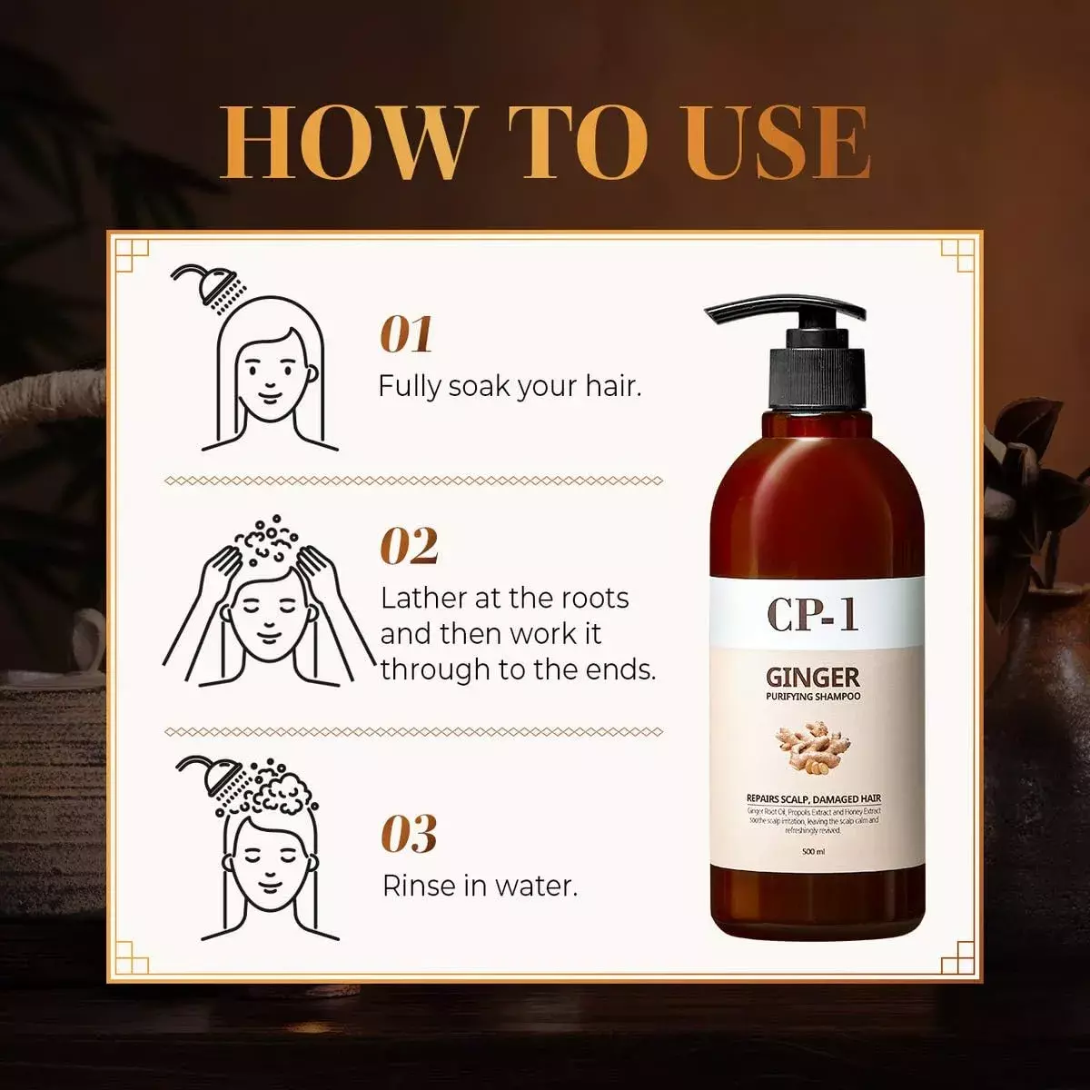 CP-1 Ginger Purifying Shampoo (500ml)