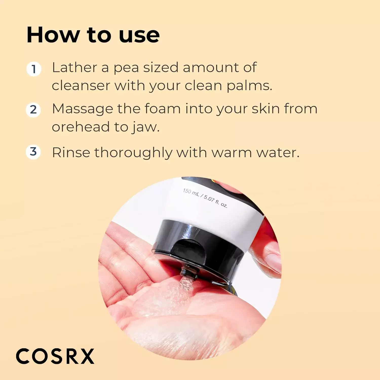 Cosrx Advanced Snail Mucin Gel Cleanser (150ml)
