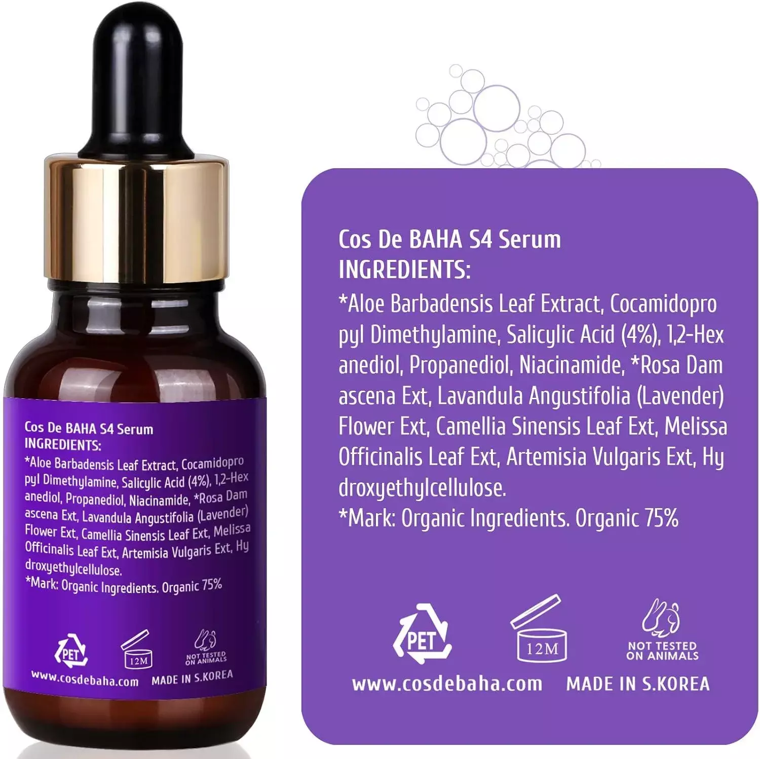 Cos De BAHA Salicylic Acid 4% Serum (30ml)
