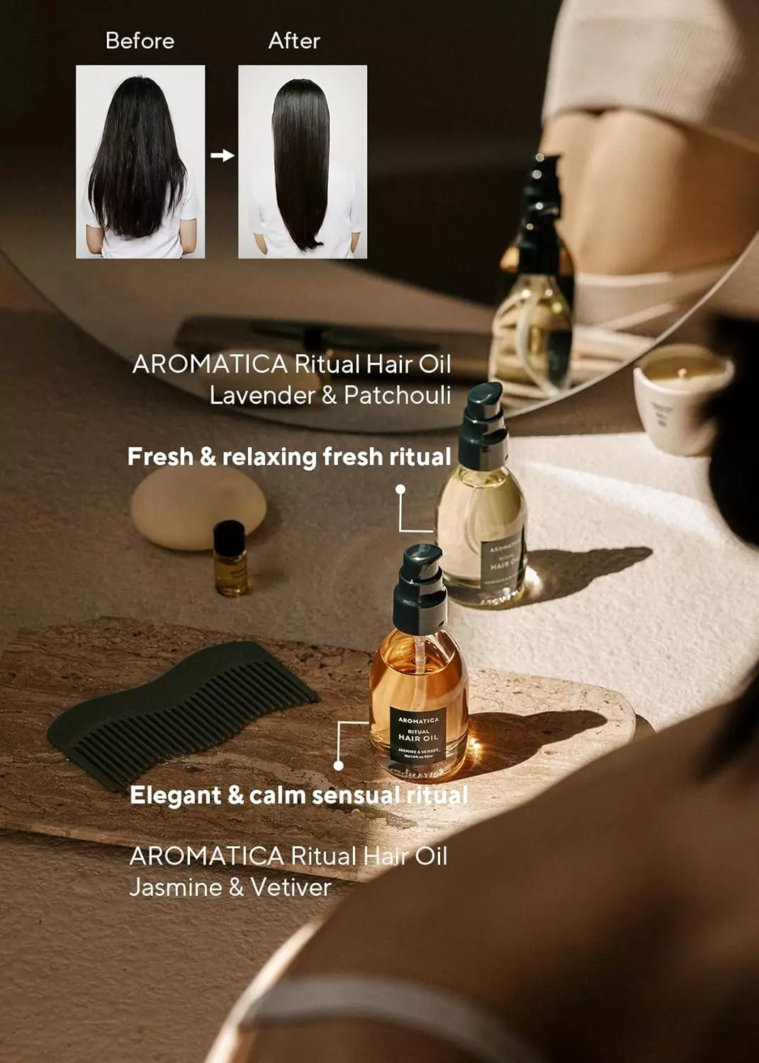 Aromatica Ritual Hair Oil Lavender & Patchouli (50ml)