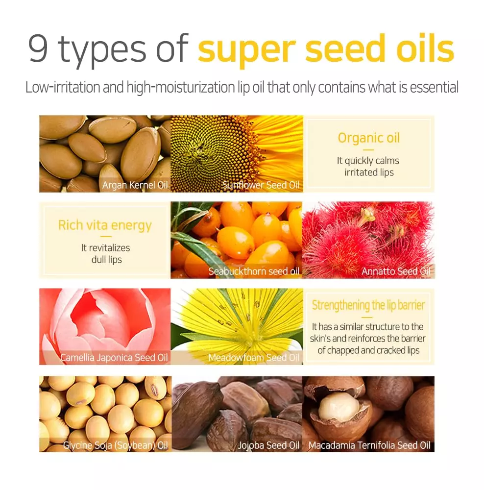 Petitfee Super Seed Lip Oil (3g)