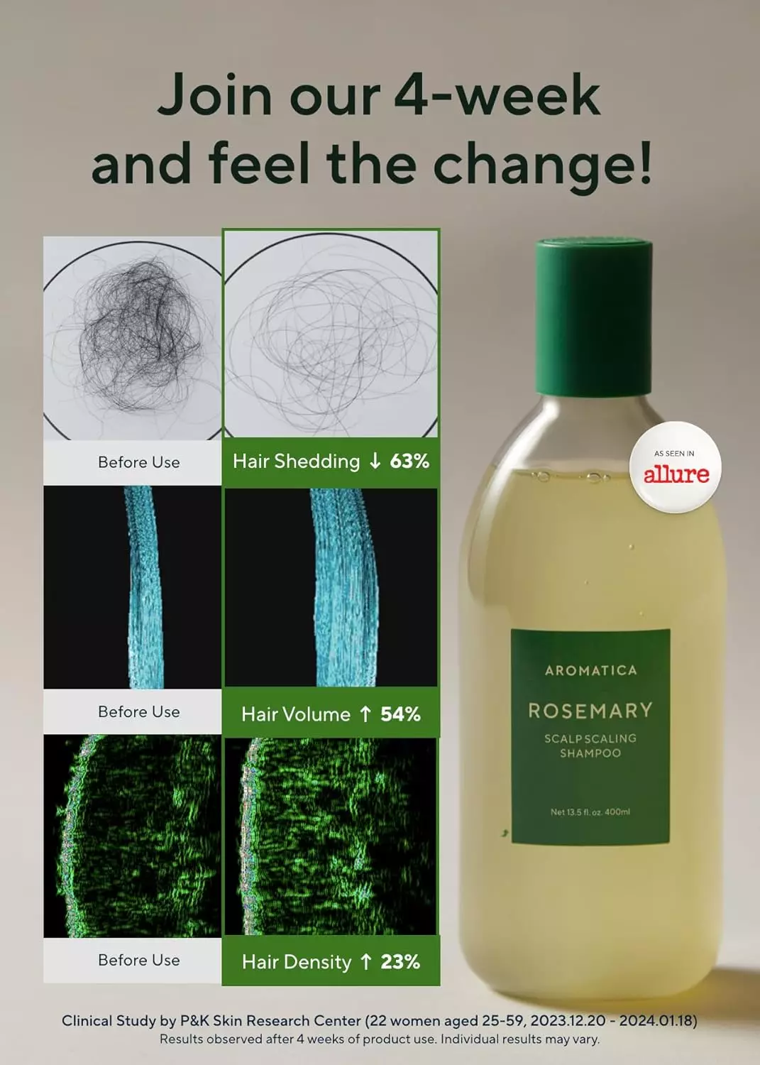 Aromatica Rosemary Scalp Scaling Shampoo (400ml)