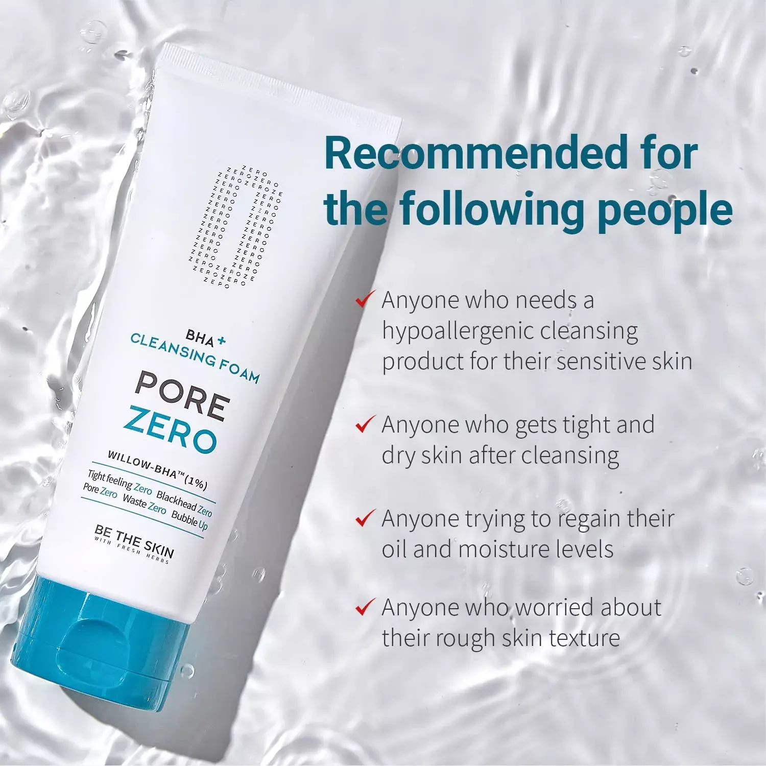 Be The Skin BHA+ PORE ZERO Cleansing Foam (150g)