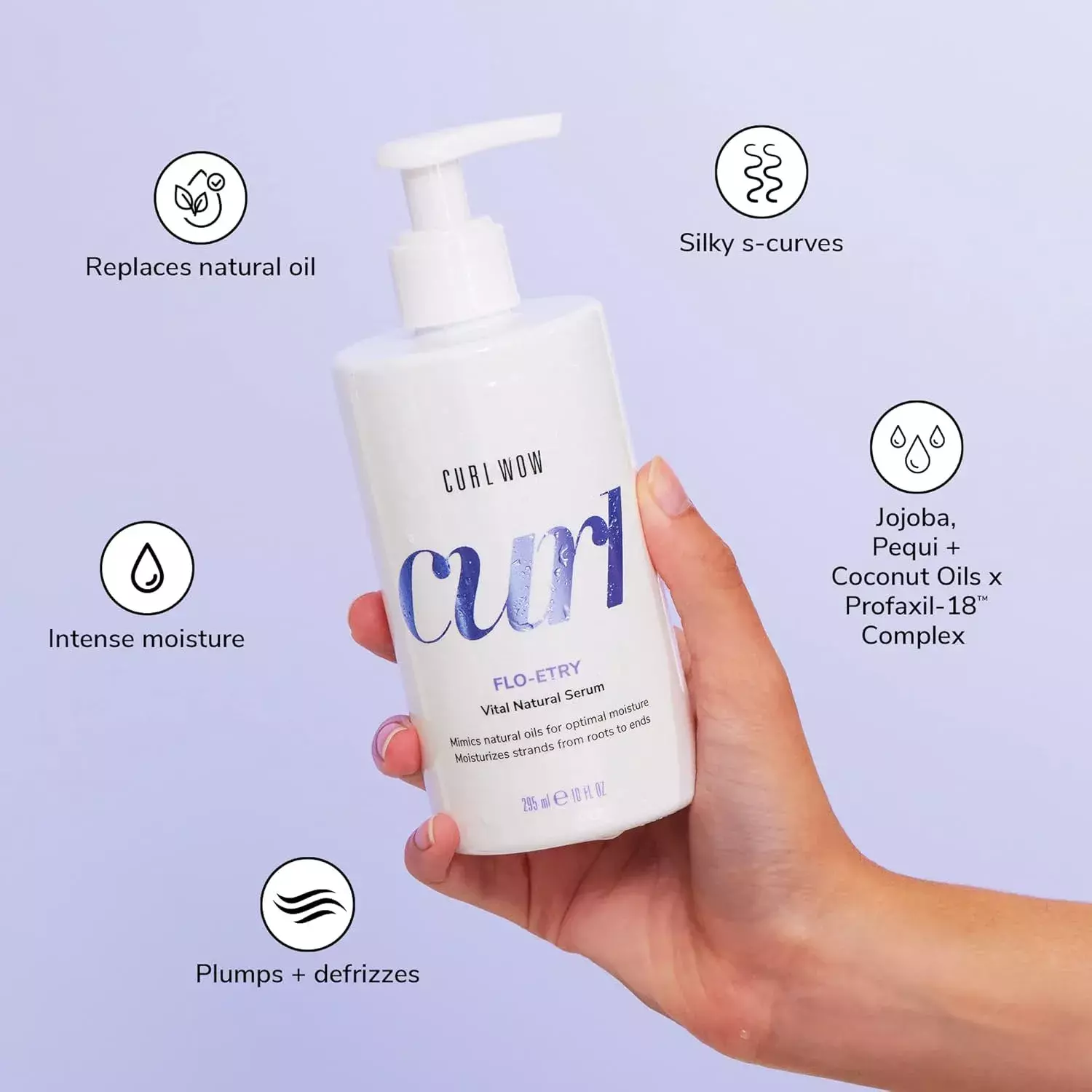 Color Wow Flo-etry Vital Natural Curly Hair Serum (295ml)