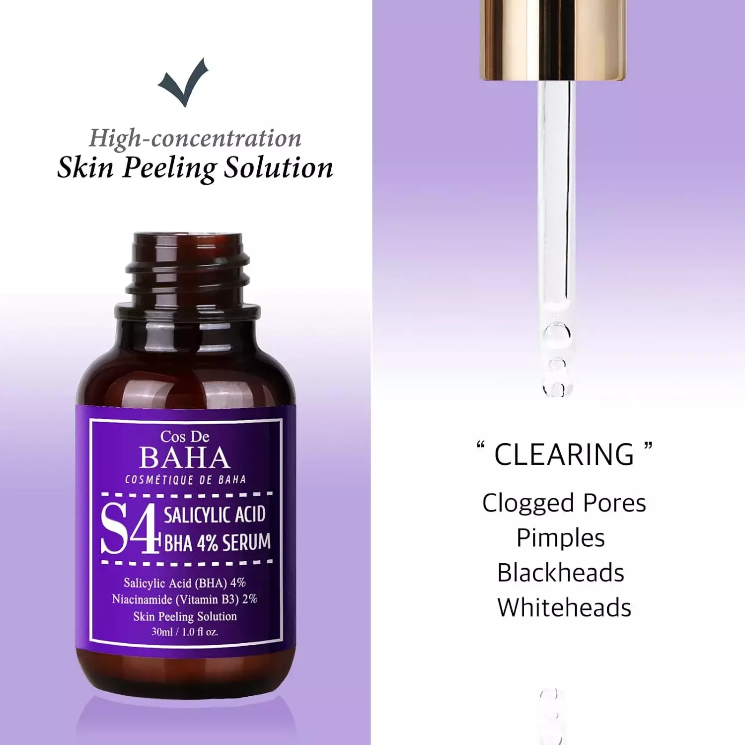 Cos De BAHA Salicylic Acid 4% Serum (30ml)