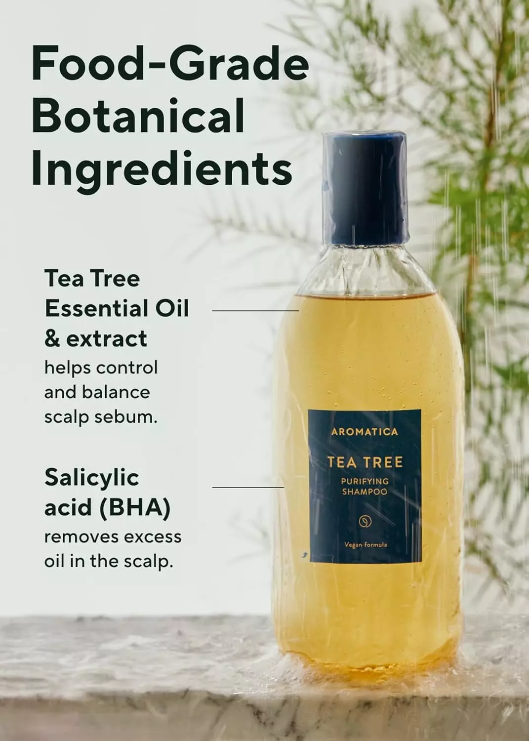 Aromatica Tea tree Purifying Shampoo (400ml)