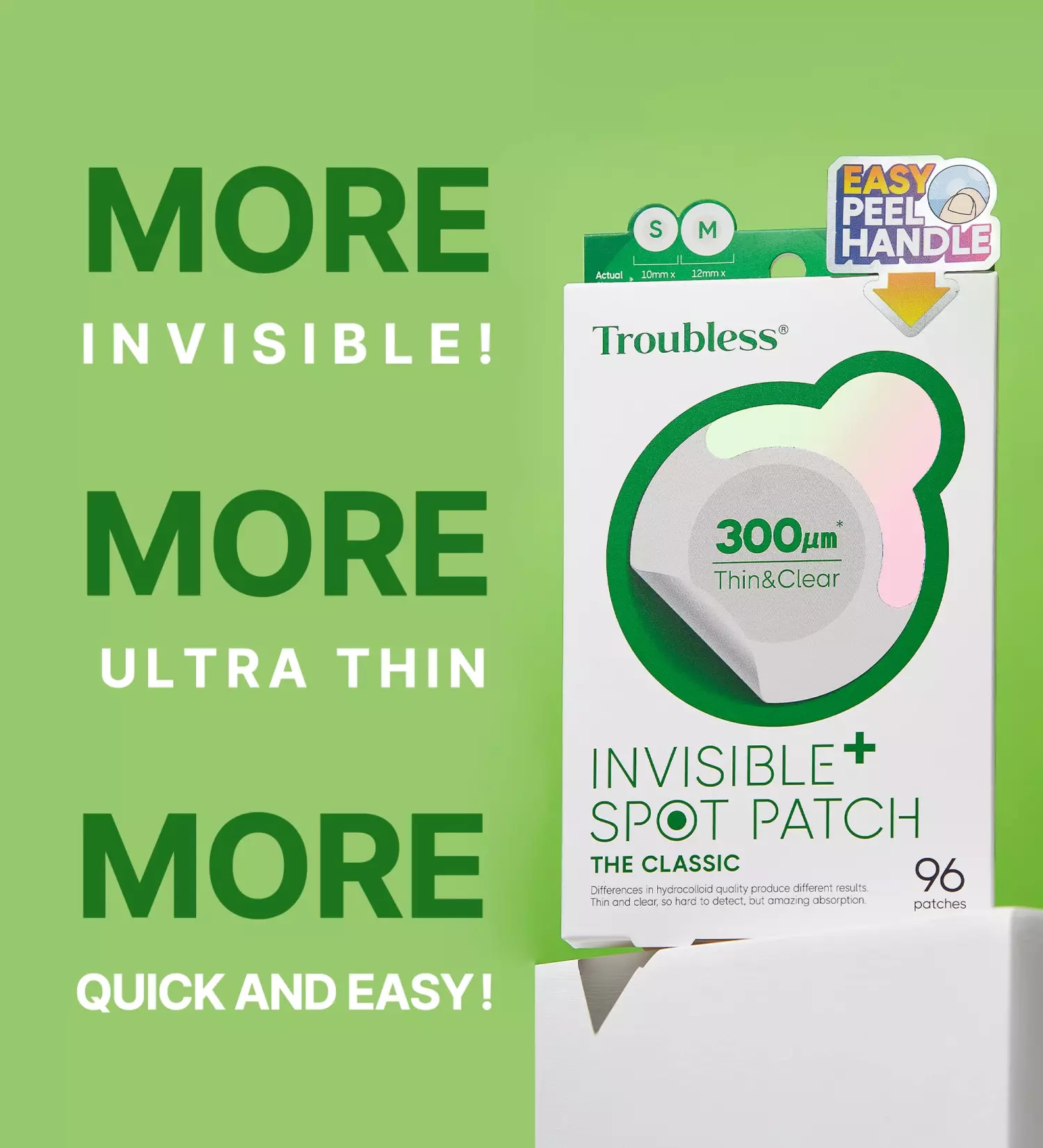 Troubless Invisible Pimple Spot Patch - Classic