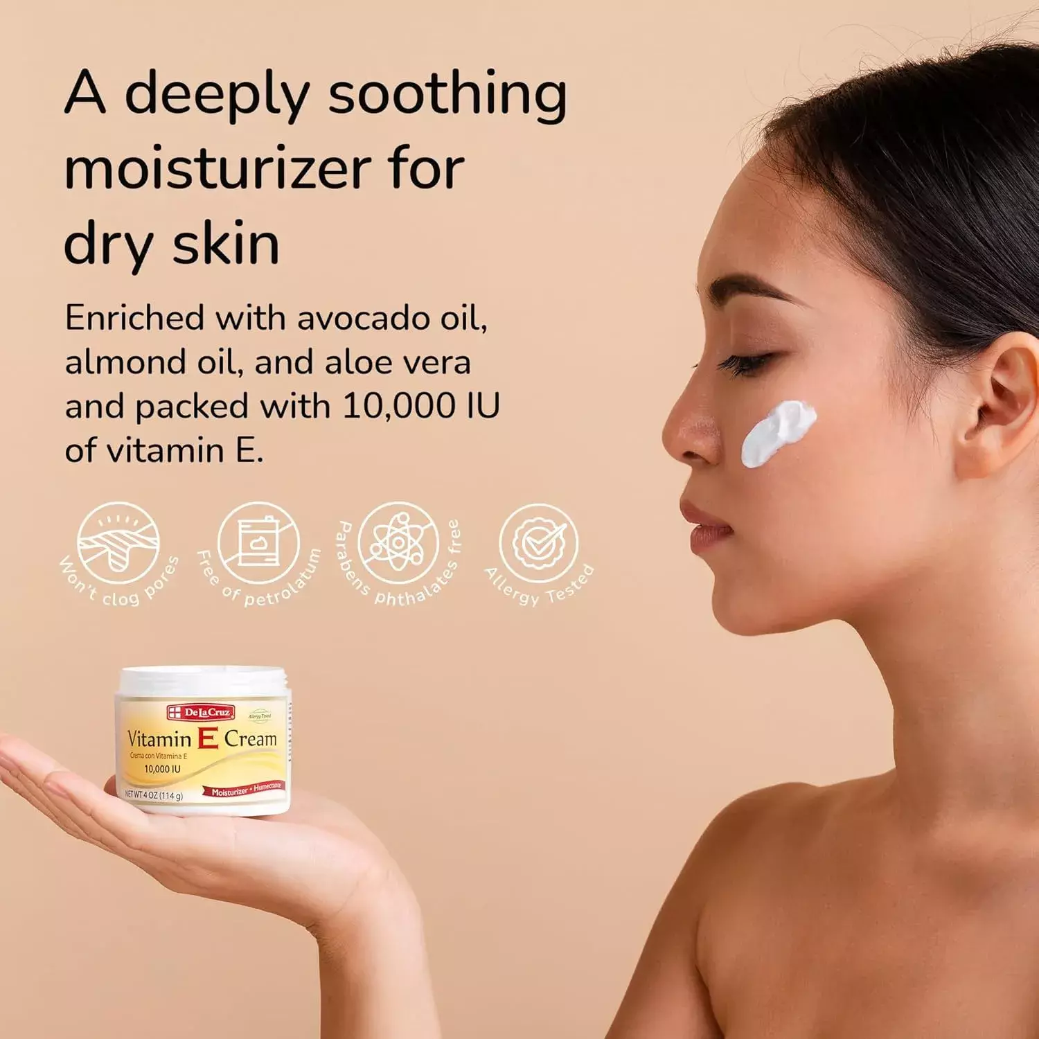 De La Cruz Vitamin E Cream 114g